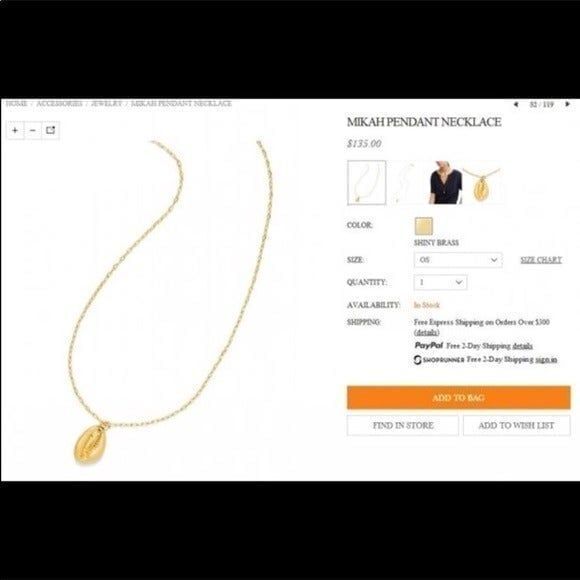 Brand New! Tory Burch Necklace - Picture 5 of 5